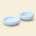 Load image into Gallery viewer, Light Blue Ceramic Bowls - Pet Food Bowl Set